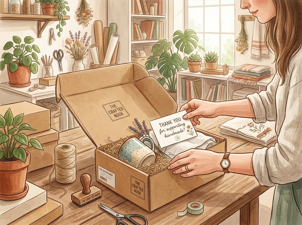 E-commerce selling workflow packaging